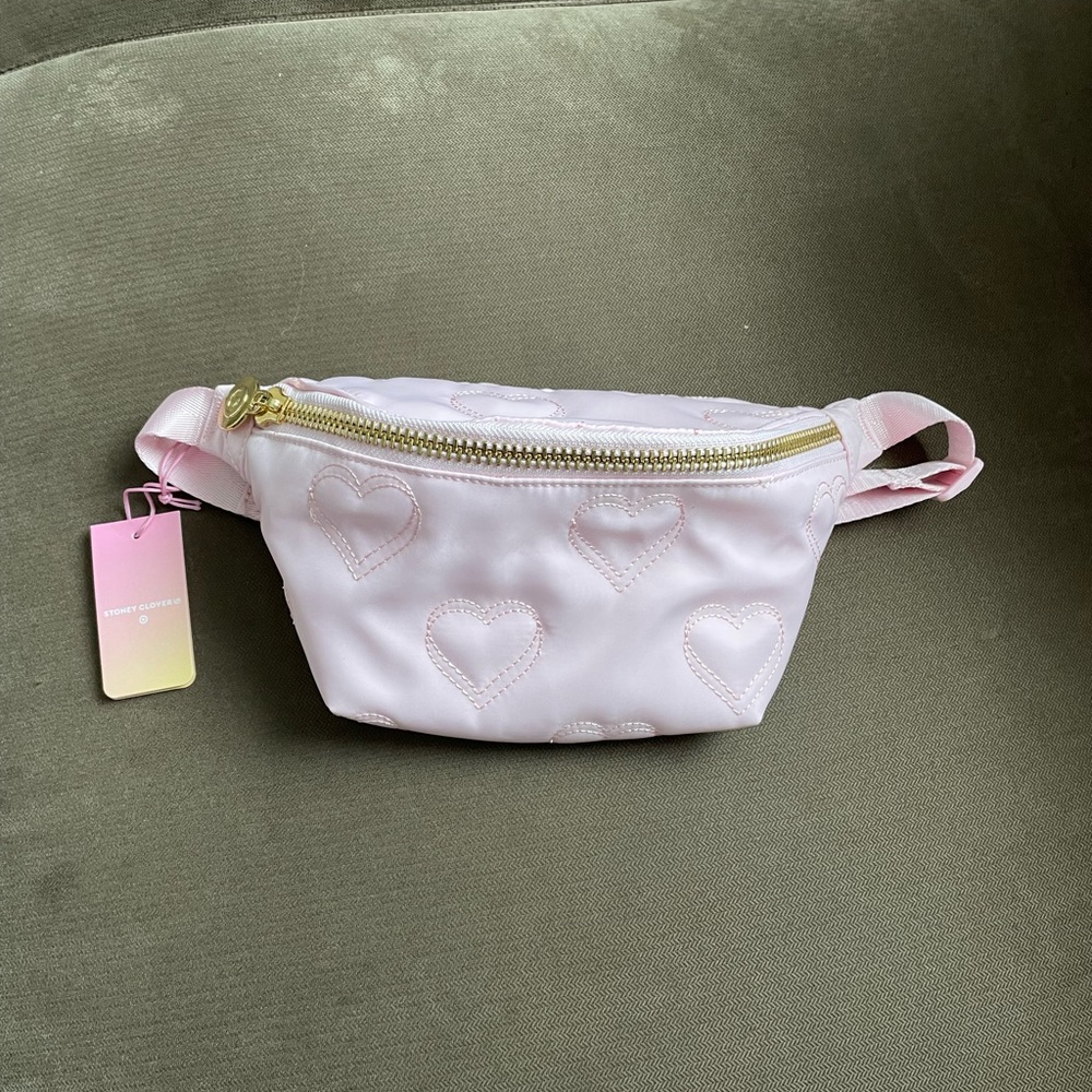 Stoney Clover X Target Quilted Heart pink Fanny Pack NWT